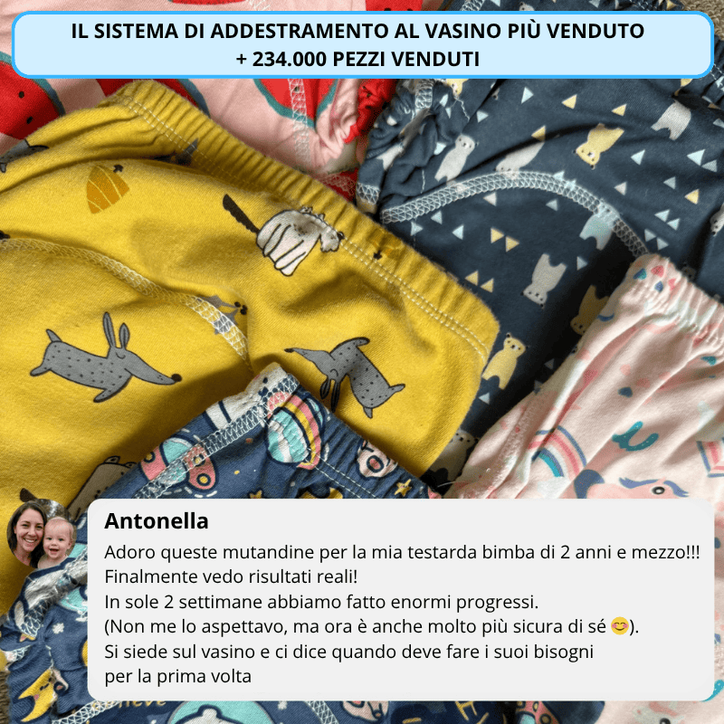 Mutandine per l'allenamento al vasino