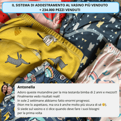 Mutandine per l'allenamento al vasino